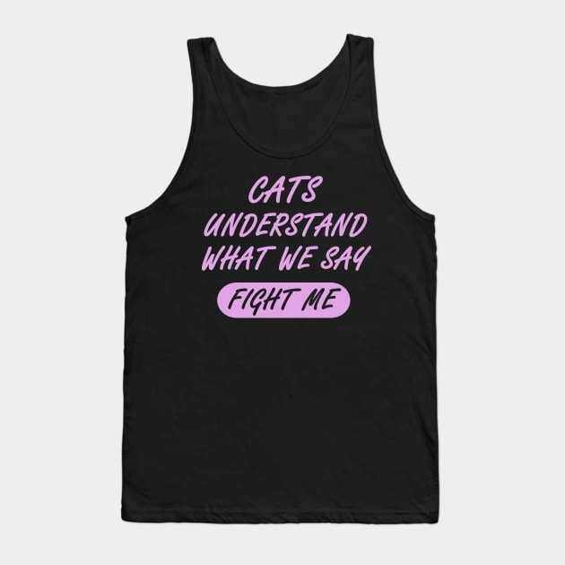 cat conspiracy theory gift Tank Top by FindYourFavouriteDesign